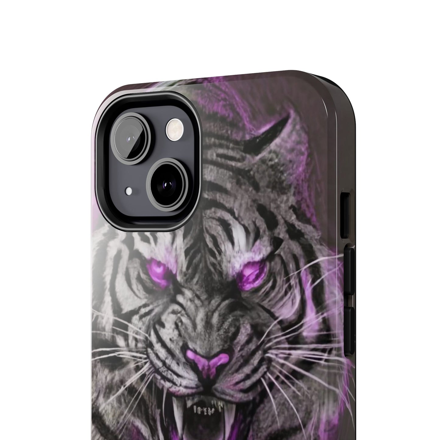 Enigmatic Hunter Tiger Sketch Tough Phone Case