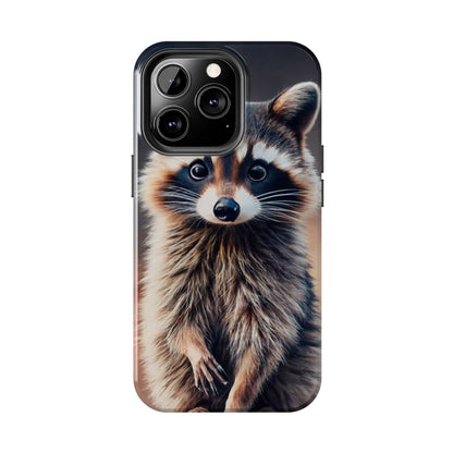 Abstract Raccoon Charm Tough Phone Case