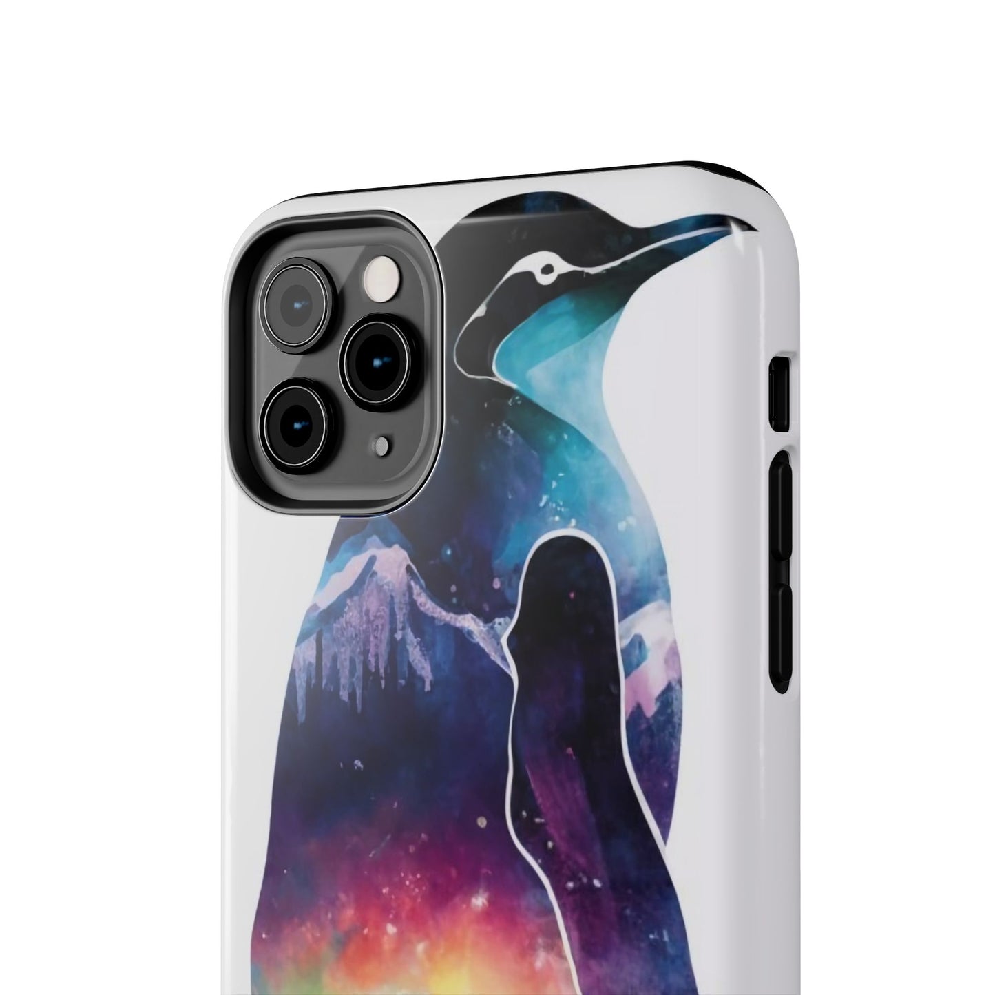 Arctic Majesty Penguin Tough Phone Case