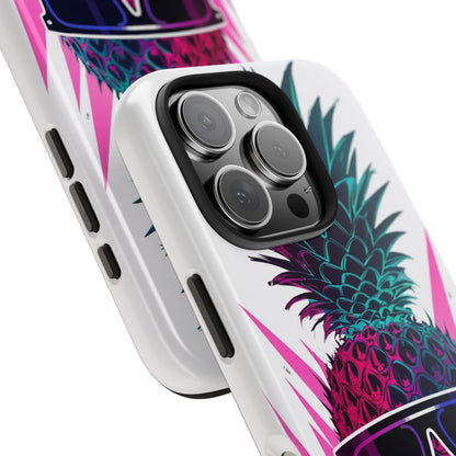 Sunglass Clad Pineapple Funk Tough Phone Case