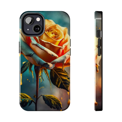 Golden Rose Elegance Tough Phone Case