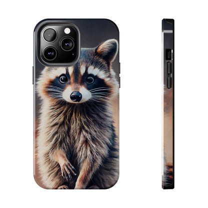 Abstract Raccoon Charm Tough Phone Case