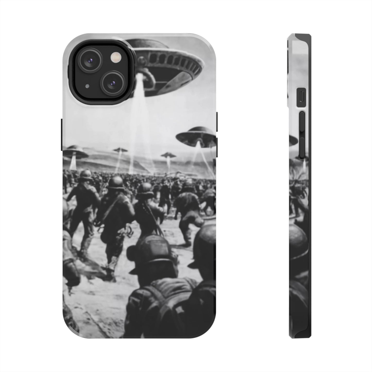 RetroWar UFO Encounter Tough Phone Case