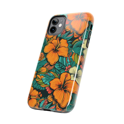 Sunset Tiare - Hawaiian Tough Phone Case