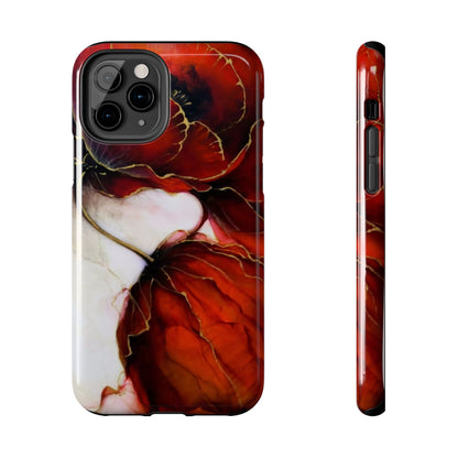 Ethereal Blossom Alcohol Ink Tough Phone Case