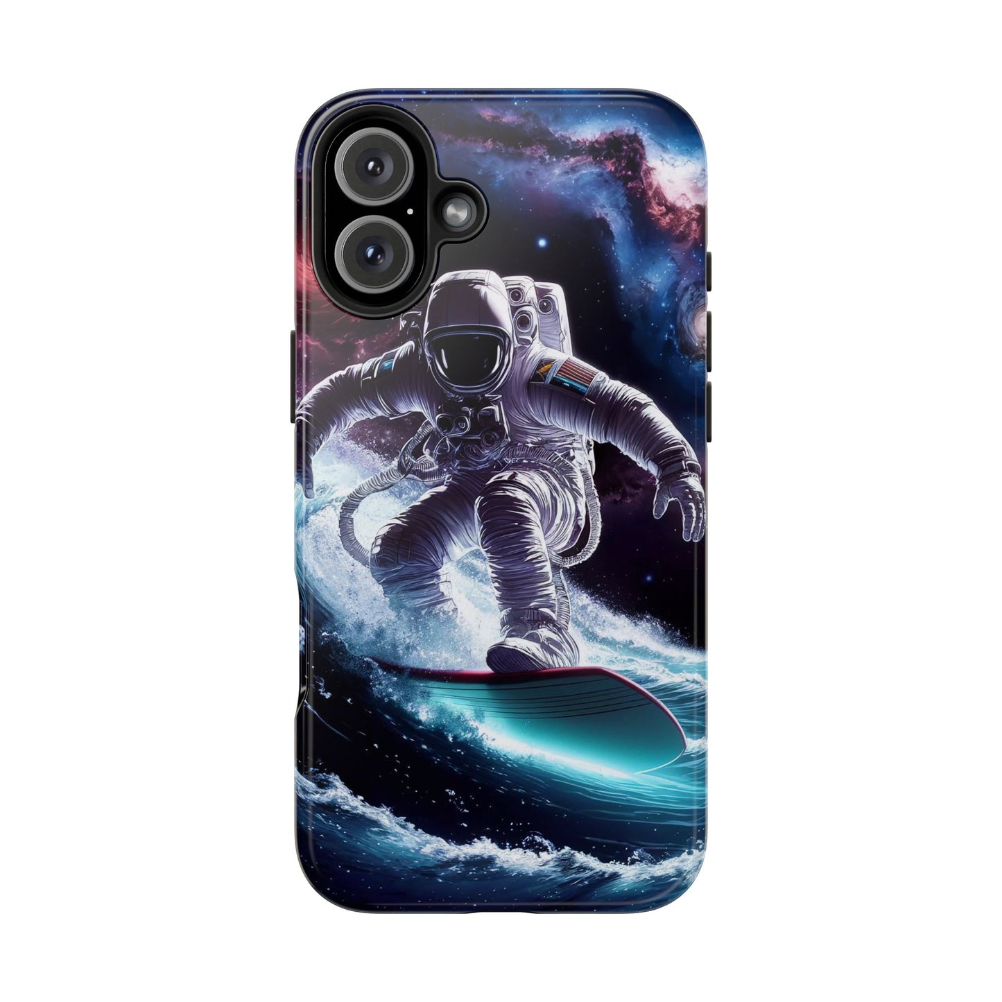 Galactic Wave Rider Astronaut Tough Phone Case