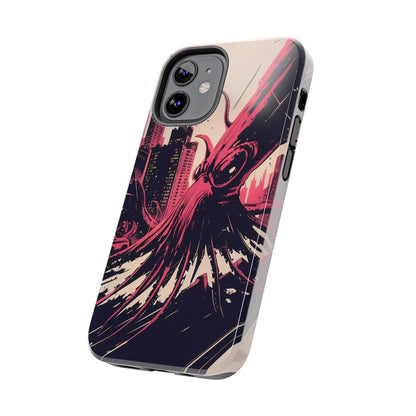 Kraken Rampage Cityscape Tough Phone Case