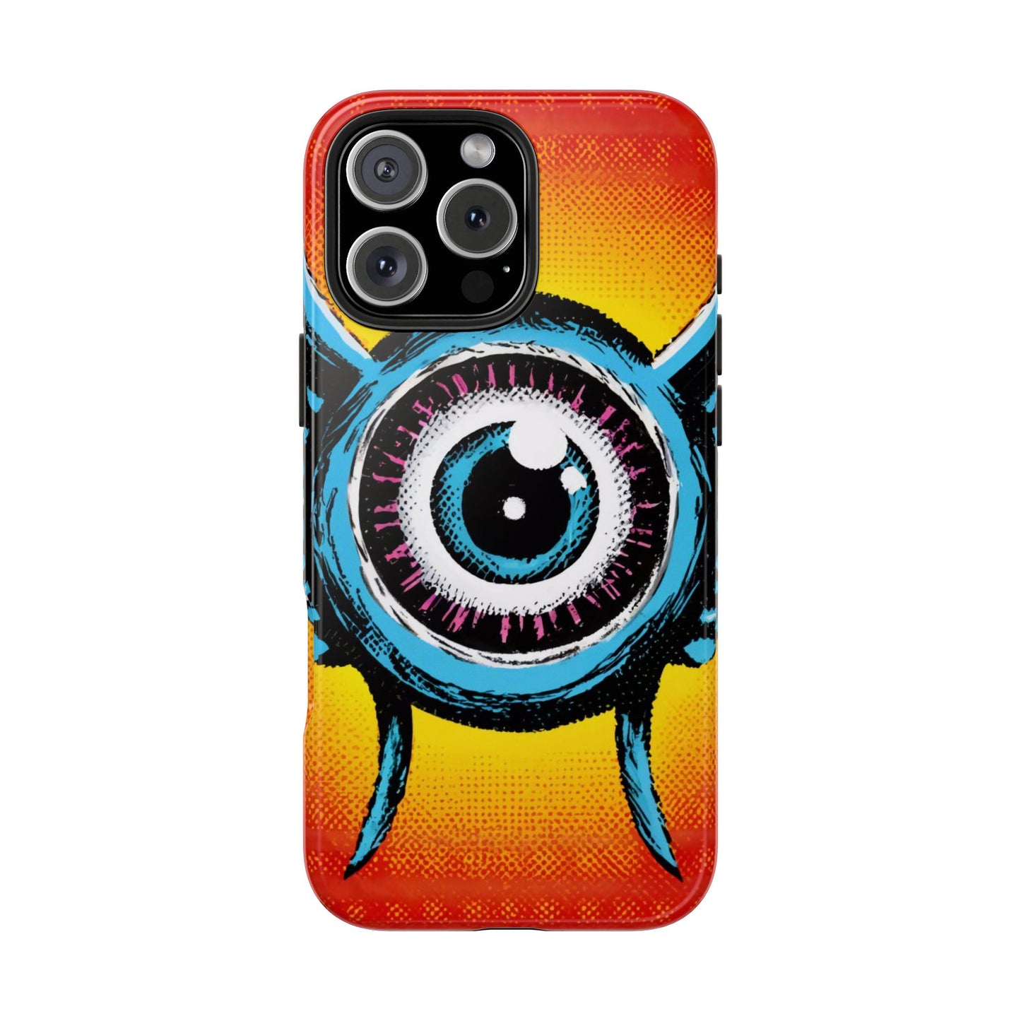 Bursting Vision Winged Eye iPhone Case