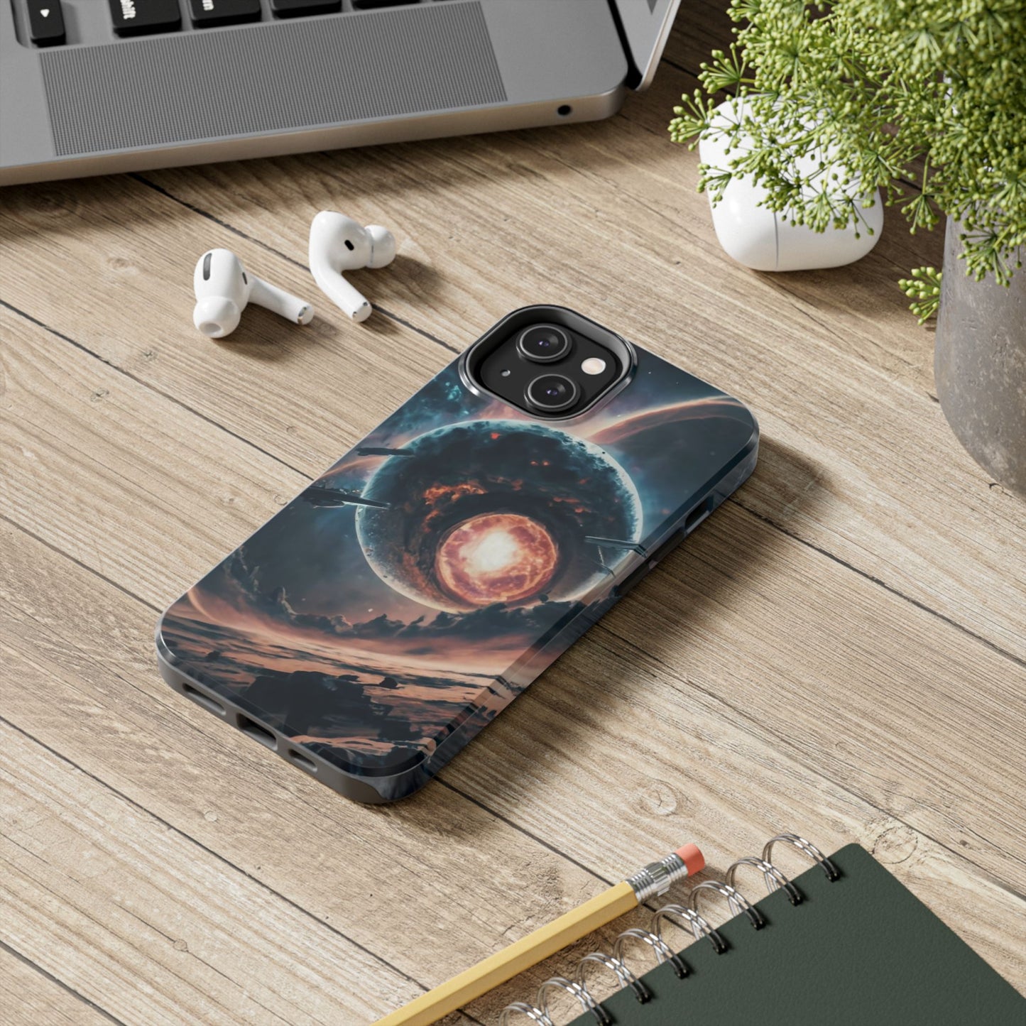 Cosmic Implosion Planet Tough Phone Case