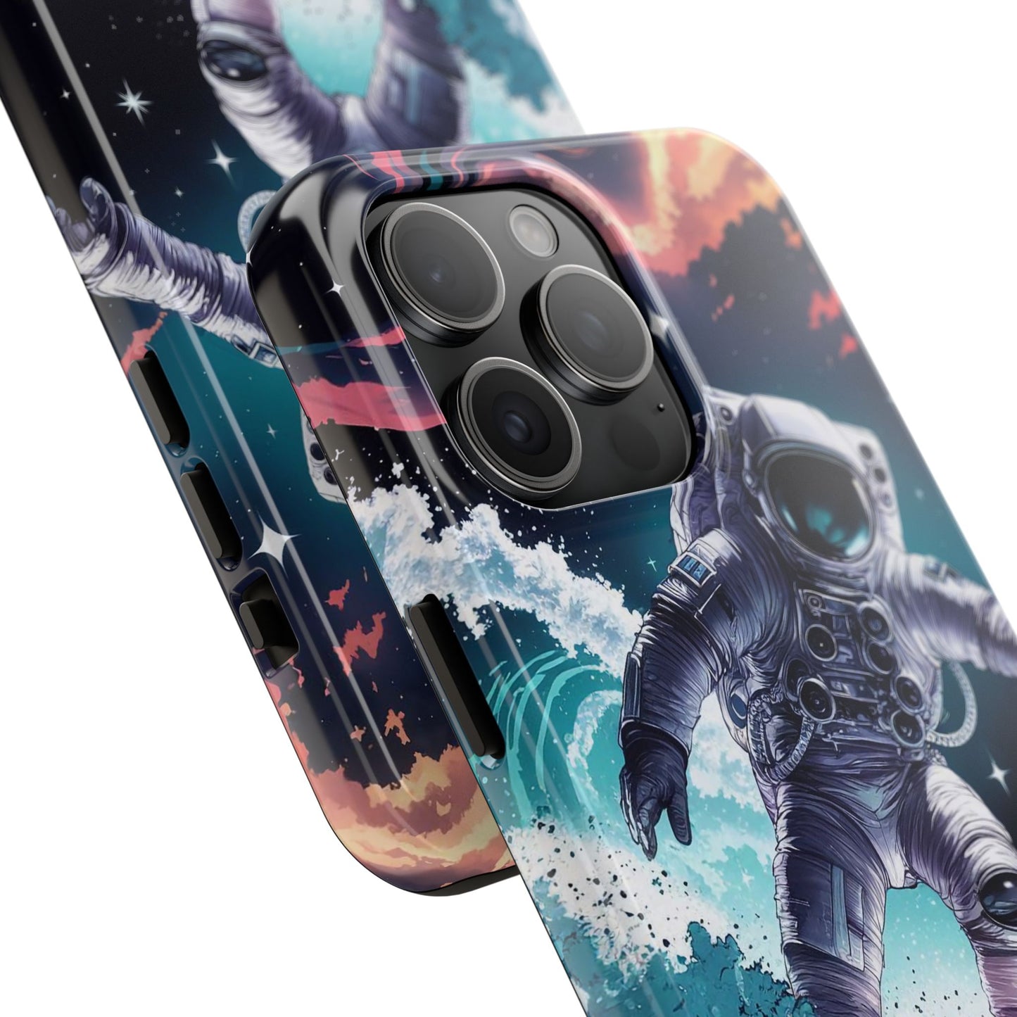 Space Surfer Astronaut Adventure Tough Phone Case