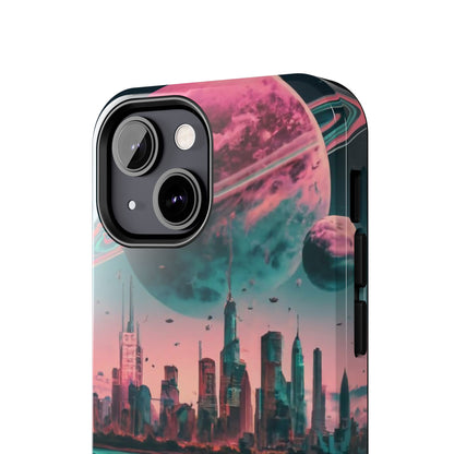 Celestial Cityscape Aerial View Tough Phone Case