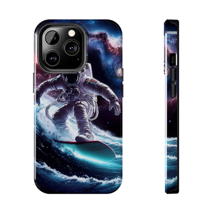 Galactic Wave Rider Astronaut Tough Phone Case