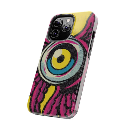 Golden Gaze Winged Eye iPhone Case