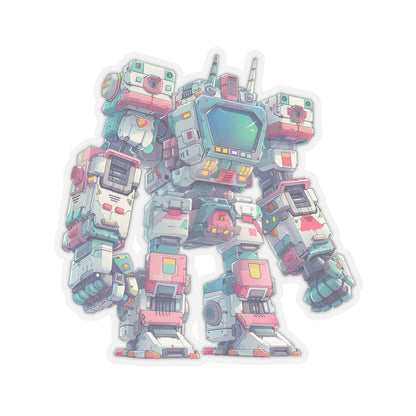 Blocky Bot Blast Sticker