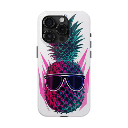 Sunglass Clad Pineapple Funk Tough Phone Case