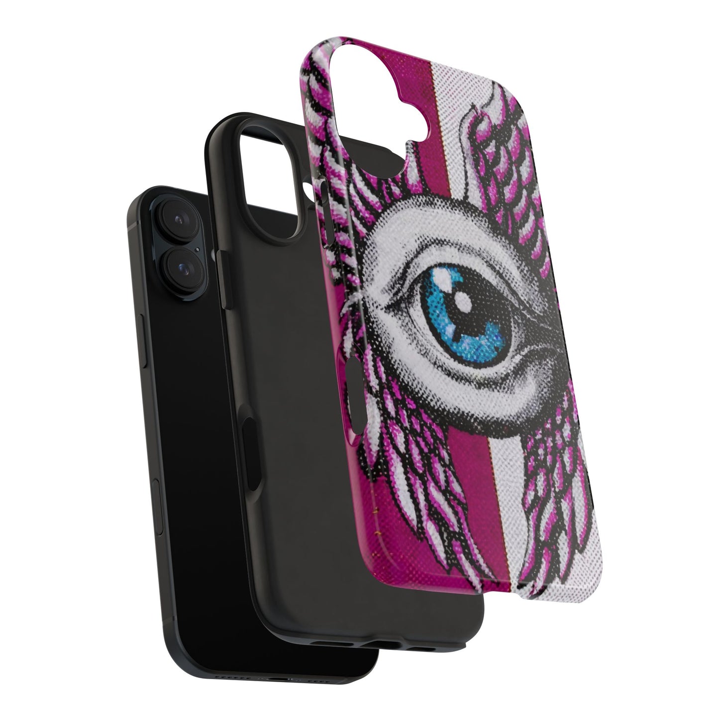 Dual-Tone Winged Eye iPhone Case