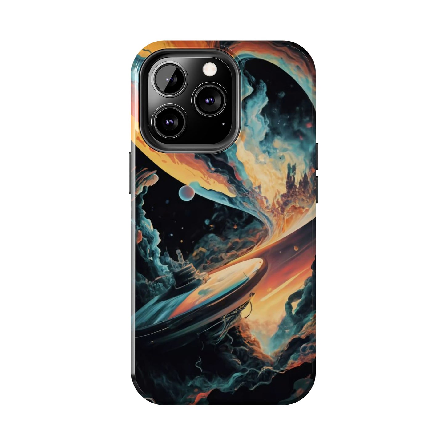 Retro Futuristic Space Odyssey Tough Phone Case