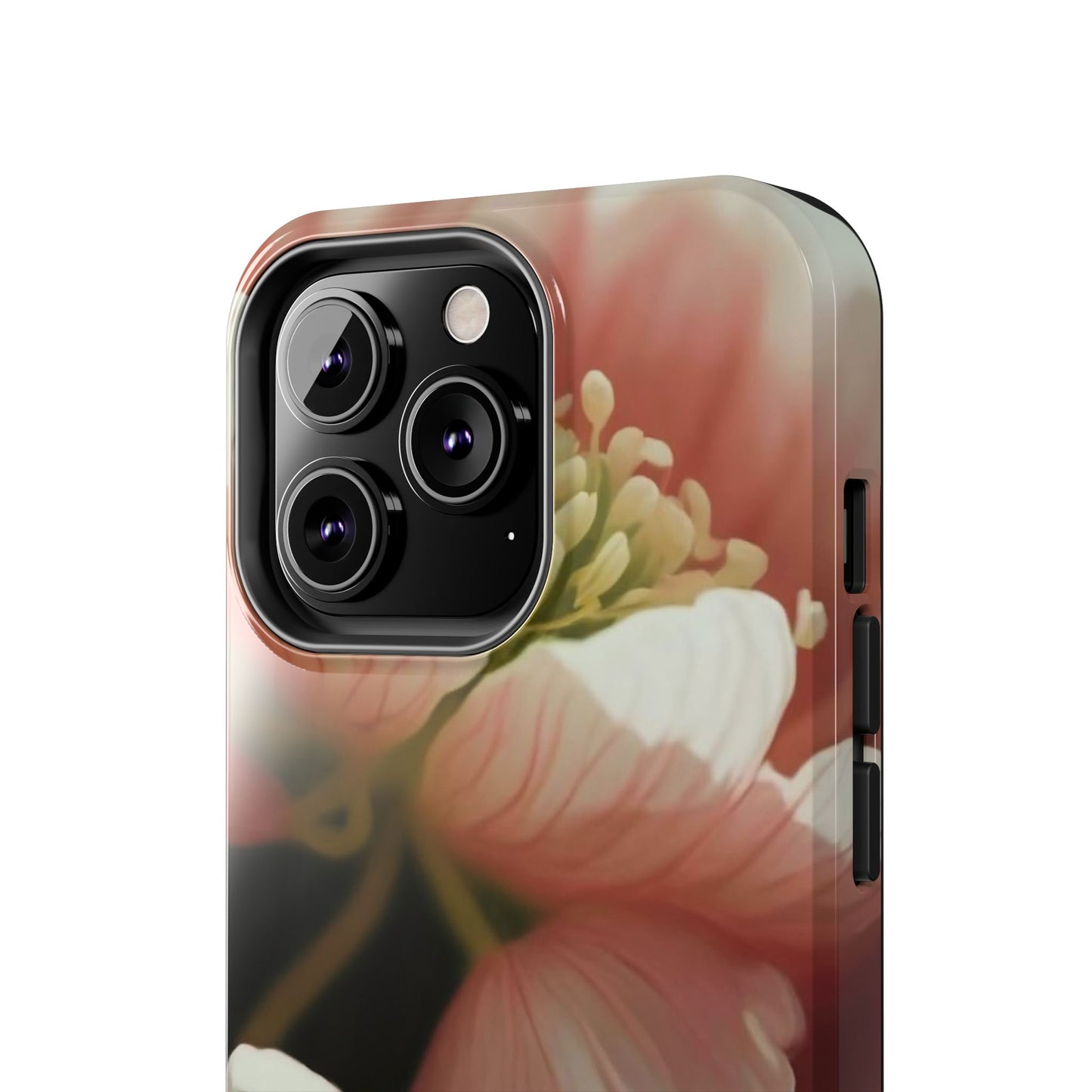 Pink Petal Watercolor Bloom Tough Phone Case