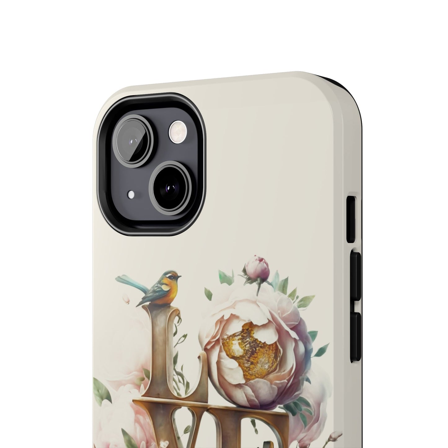 Lovebird and Bloom Watercolor Tough Phone Case