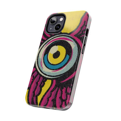 Golden Gaze Winged Eye iPhone Case