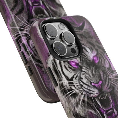 Enigmatic Hunter Tiger Sketch Tough Phone Case