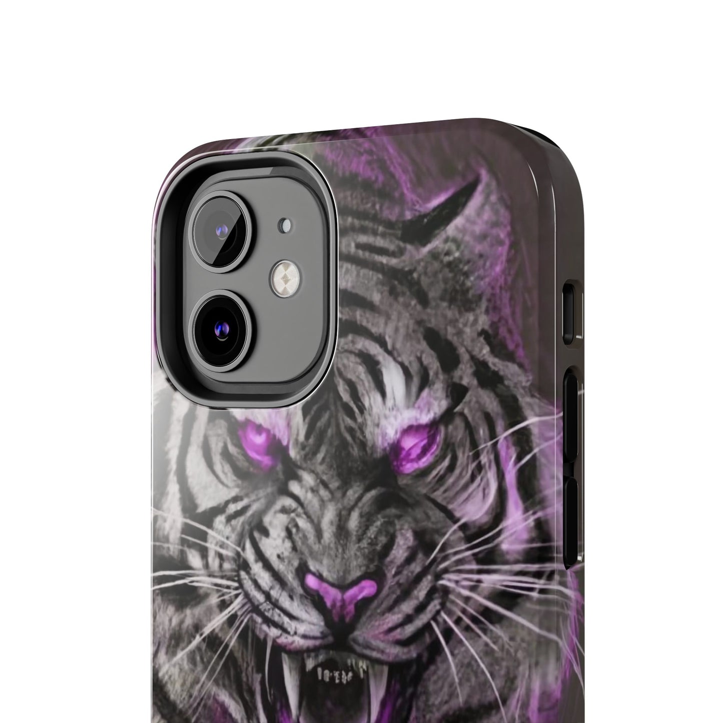 Enigmatic Hunter Tiger Sketch Tough Phone Case