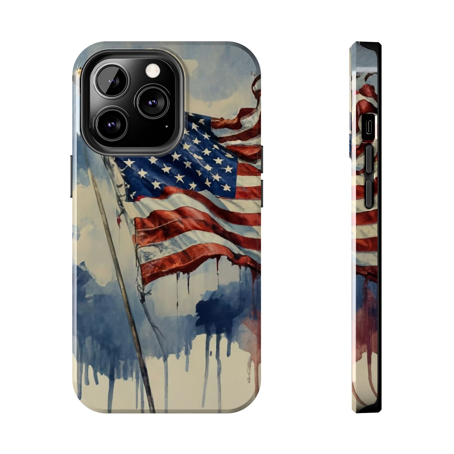 Tattered Glory American Flag Tough Phone Case