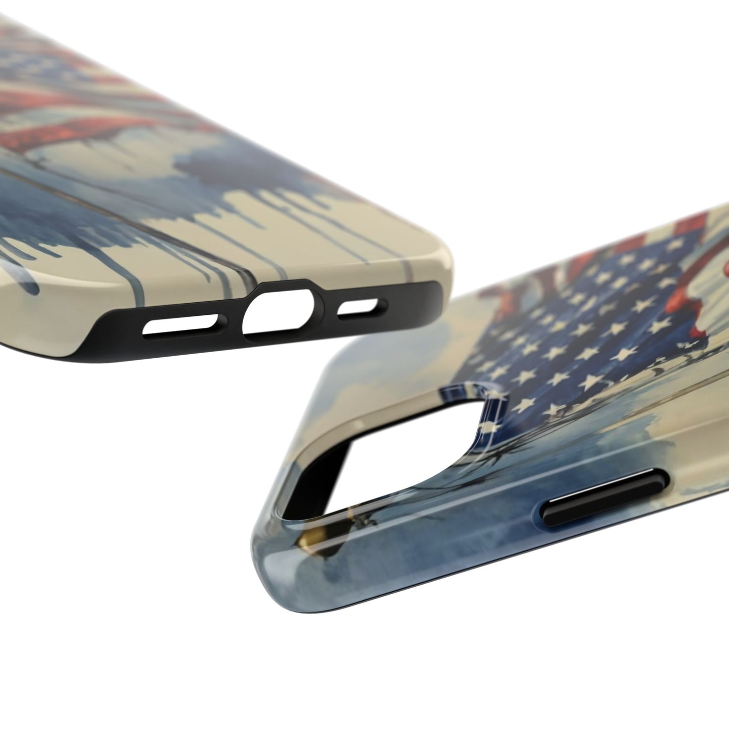 Tattered Glory American Flag Tough Phone Case