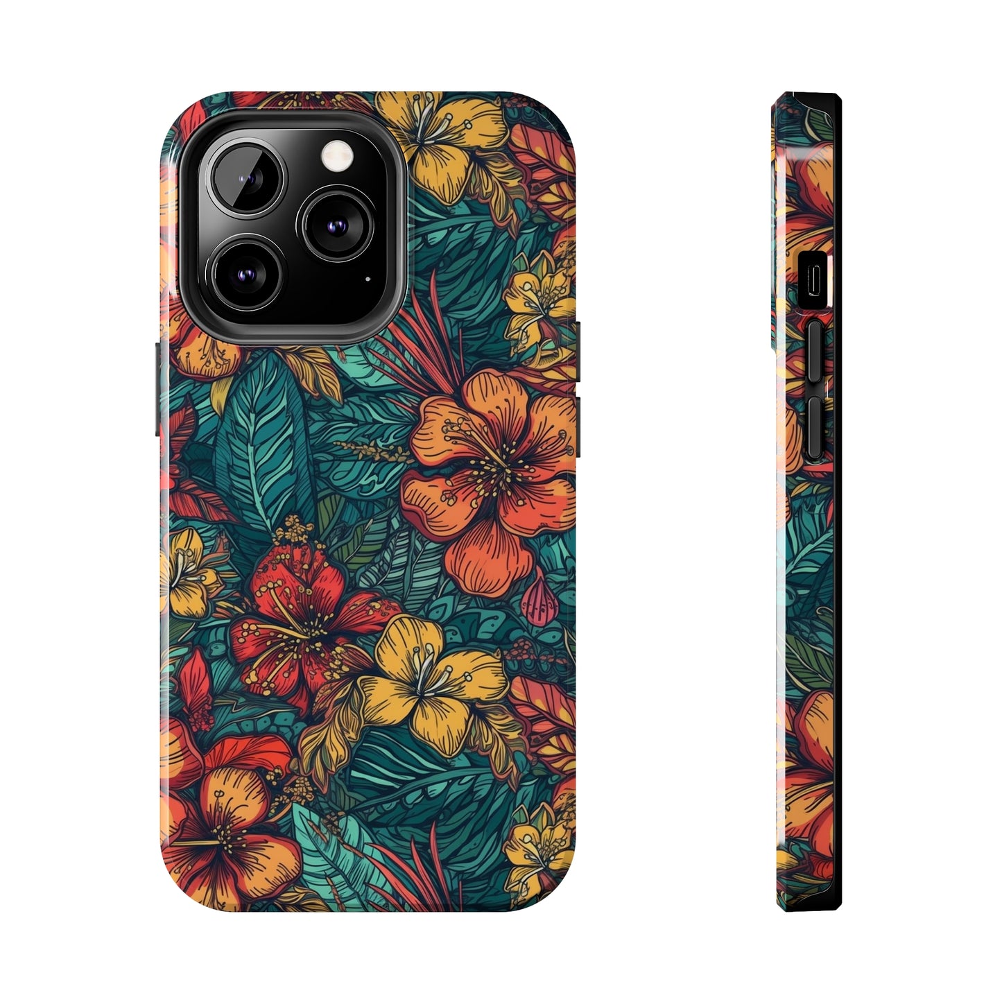 Radiant Frangipani - Hawaiian Tough Phone Case