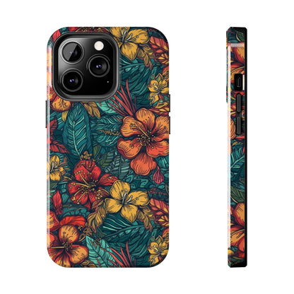 Radiant Frangipani - Hawaiian Tough Phone Case