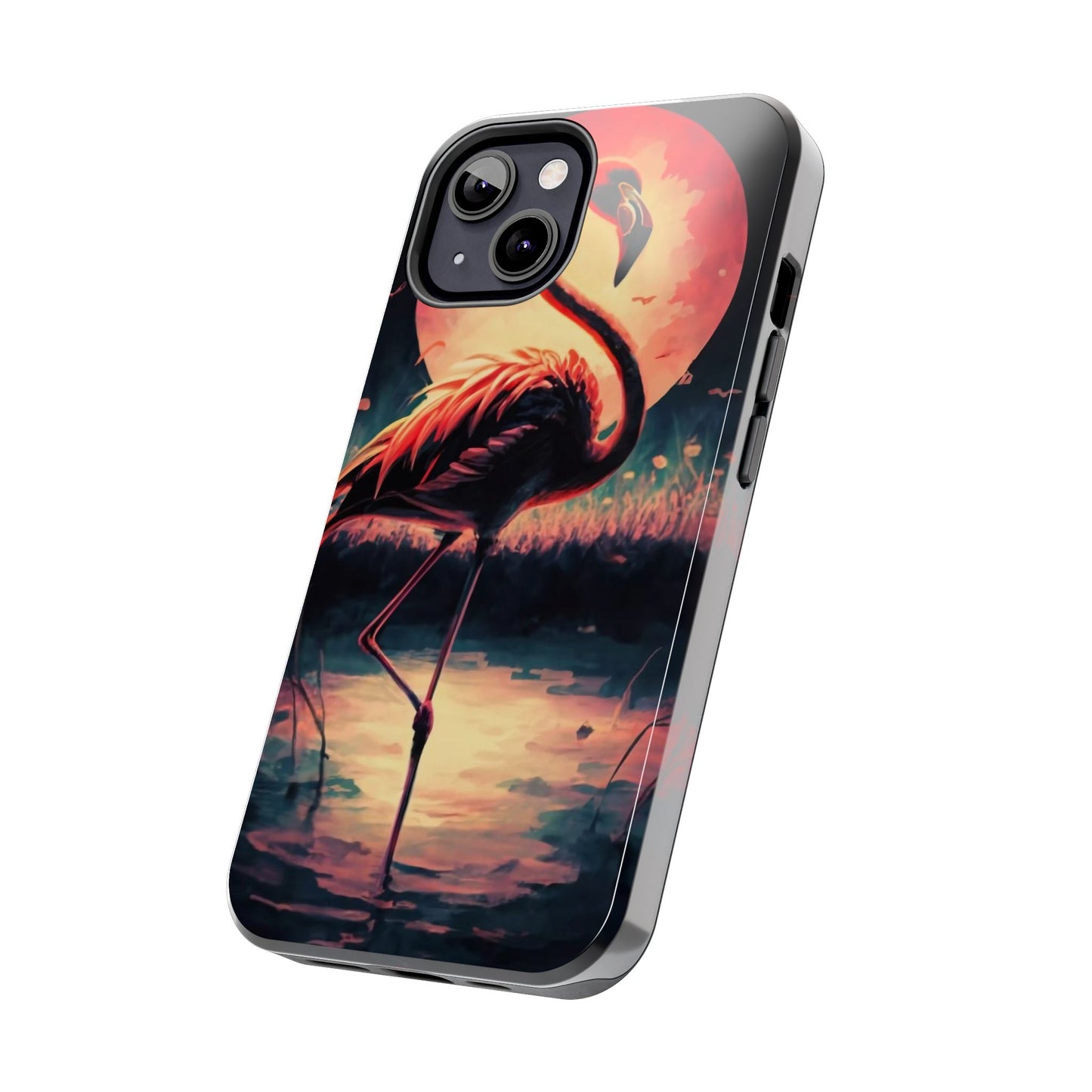 Sunset Flamingo Defender Case