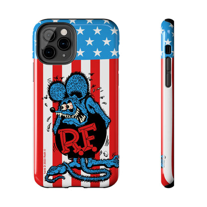 Red, White and Fink - Tough Phone Case