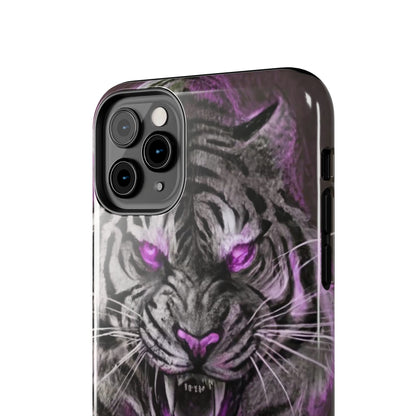 Enigmatic Hunter Tiger Sketch Tough Phone Case