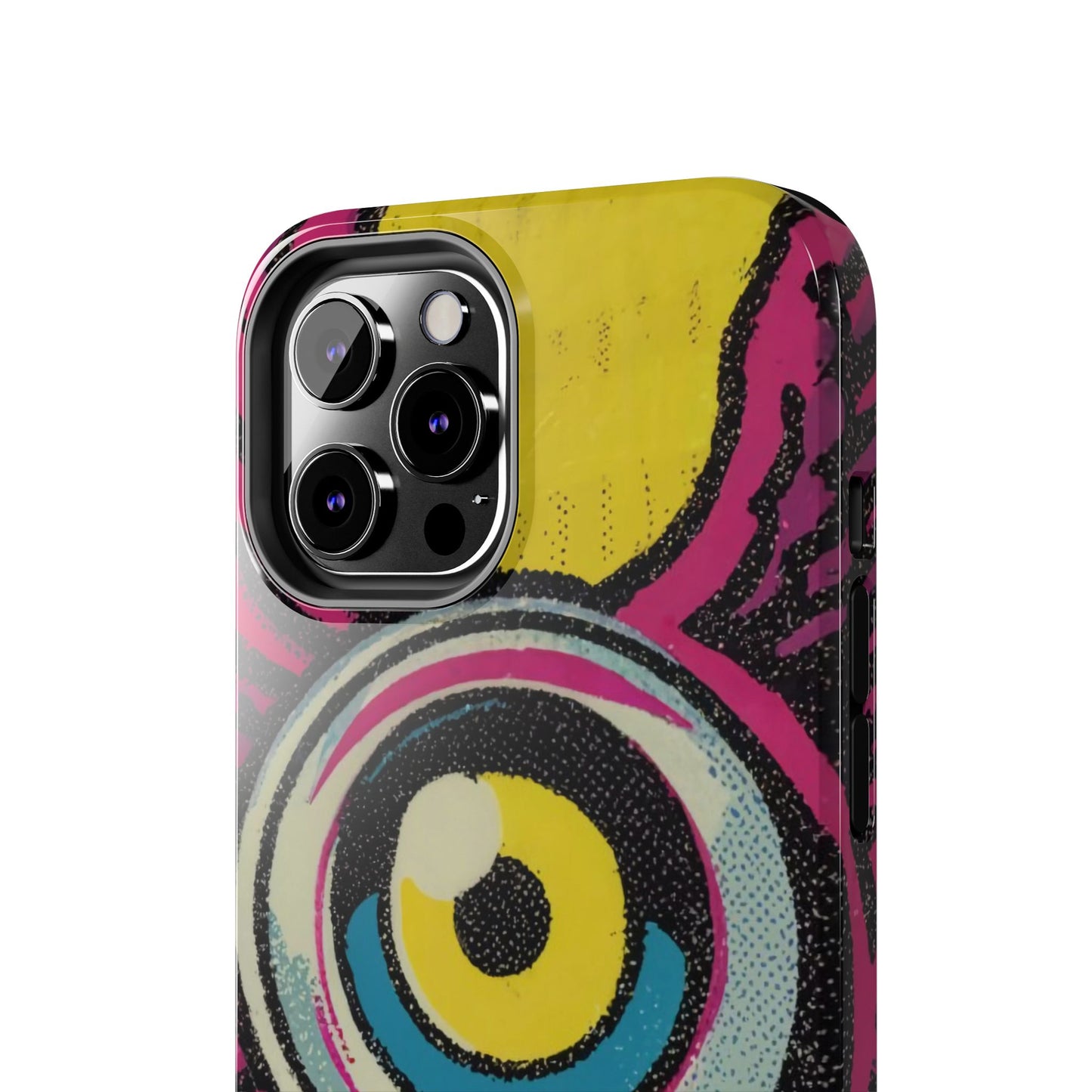 Golden Gaze Winged Eye iPhone Case