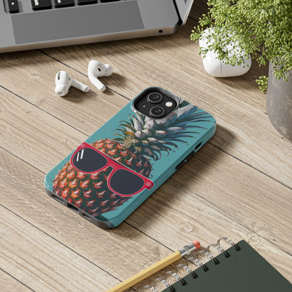 Beach-Ready Pineapple Sunglasses Tough Phone Case