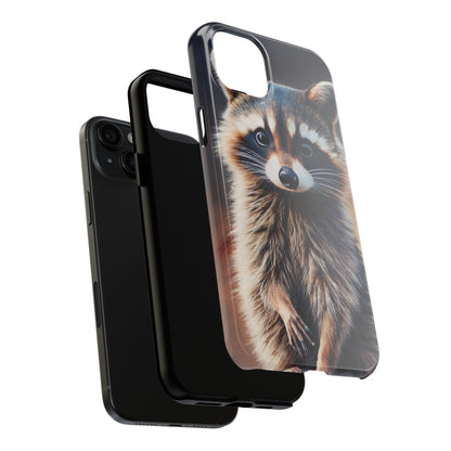 Abstract Raccoon Charm Tough Phone Case