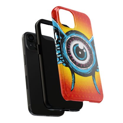 Bursting Vision Winged Eye iPhone Case