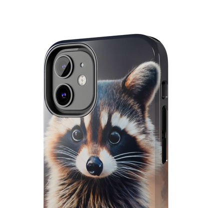 Abstract Raccoon Charm Tough Phone Case