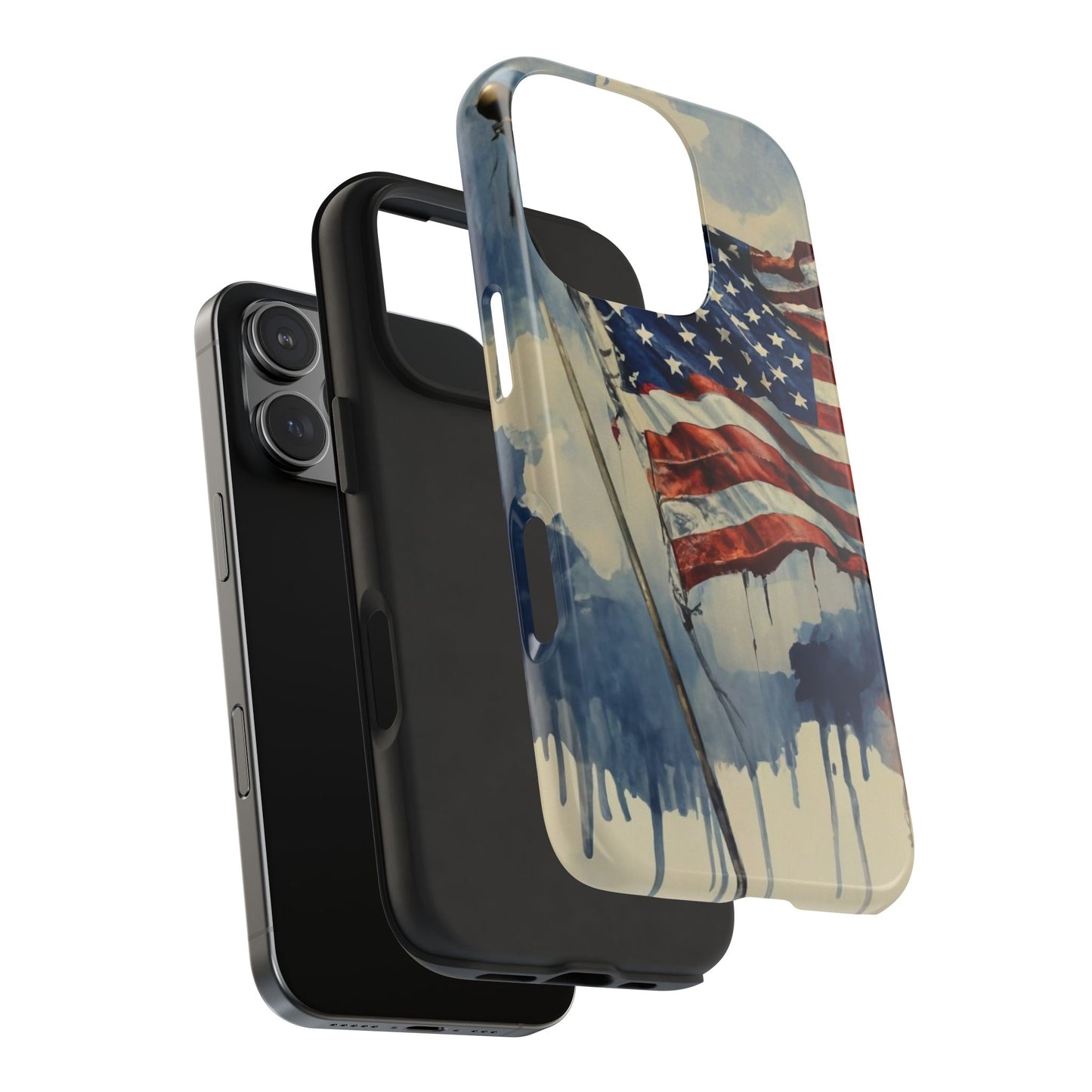 Tattered Glory American Flag Tough Phone Case