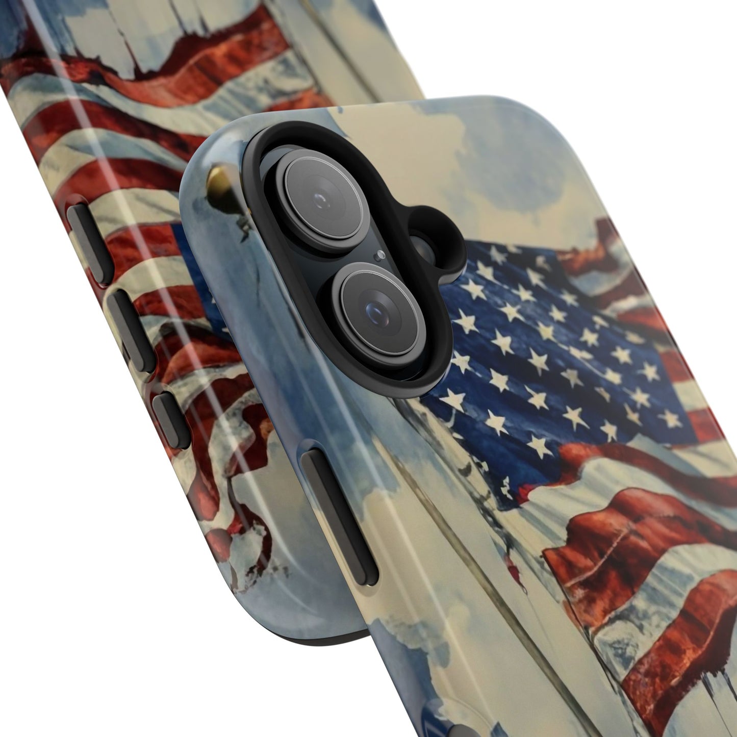 Tattered Glory American Flag Tough Phone Case