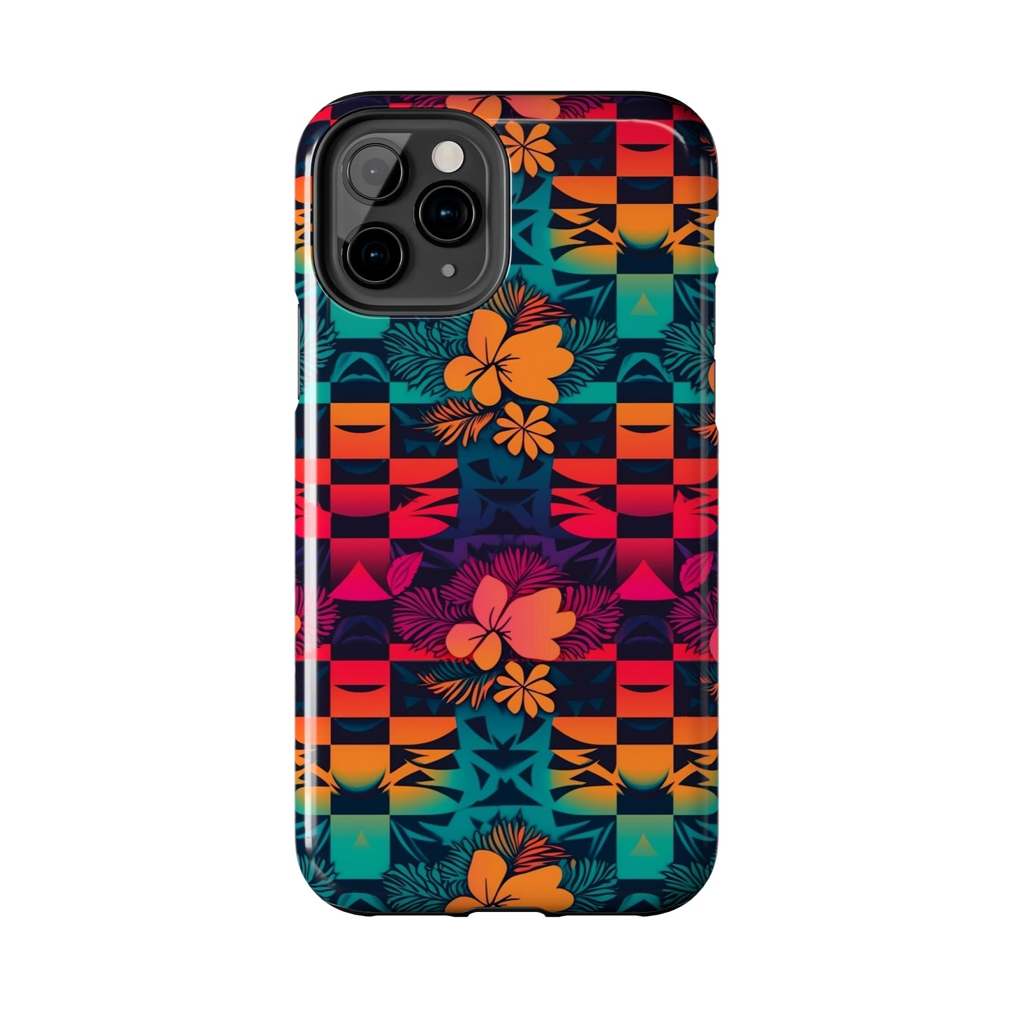 Electric Plumeria - Hawaiian Tough Phone Case