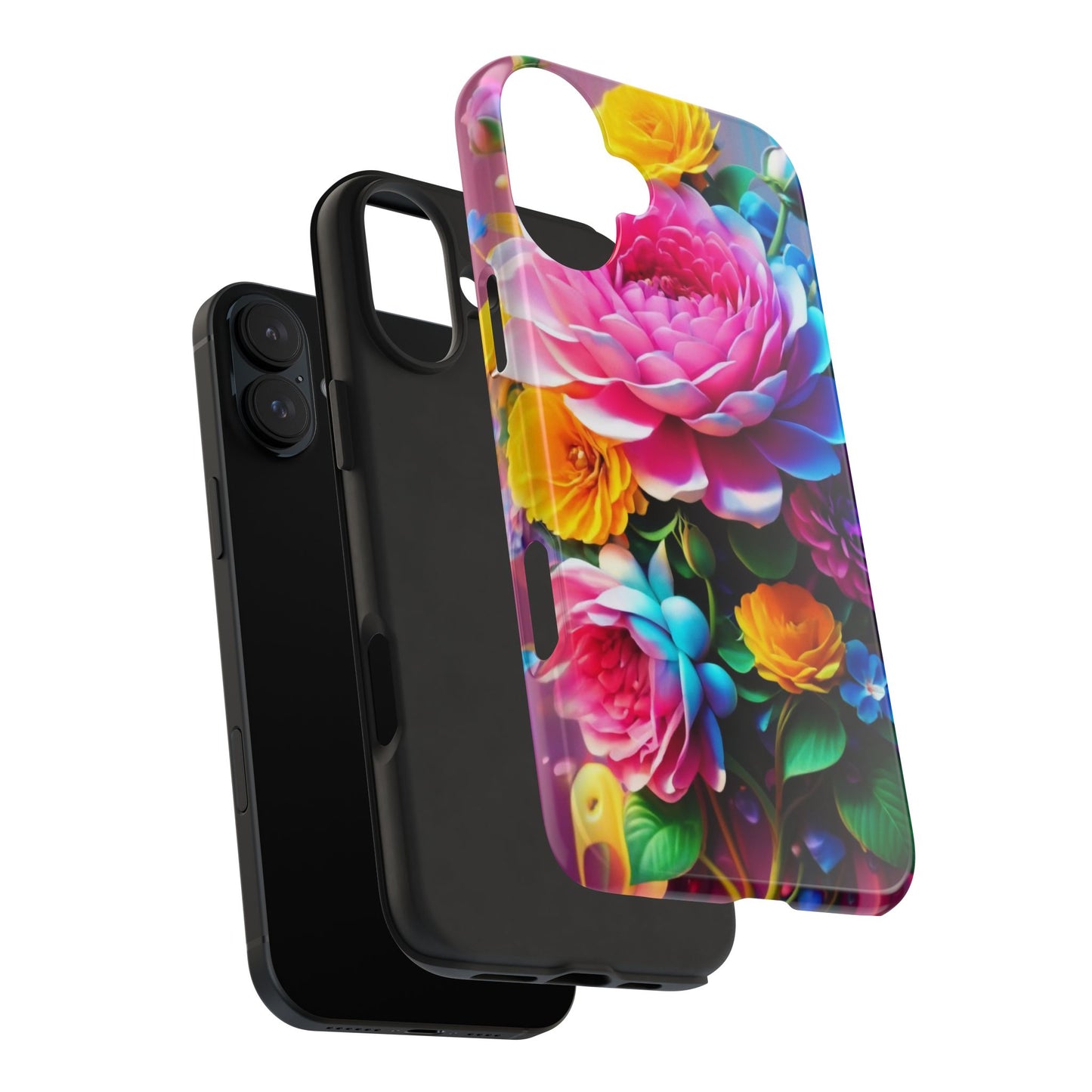 Vibrant Floral Splendor Tough Phone Case