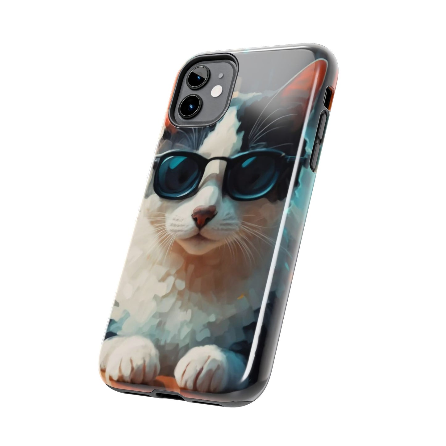 CoolCat Dinner Date Tough Phone Case