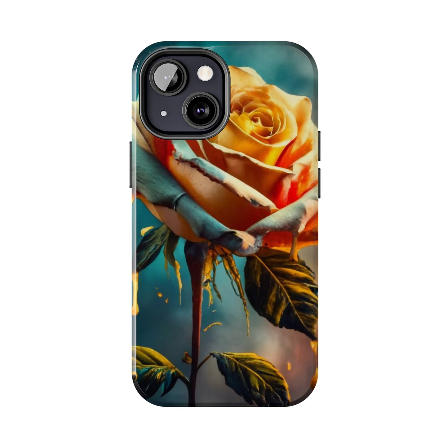 Golden Rose Elegance Tough Phone Case