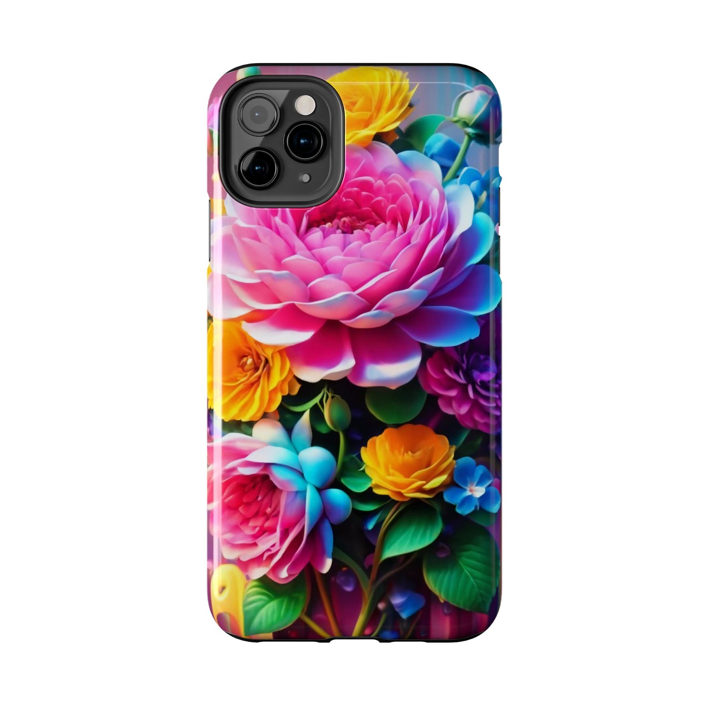 Vibrant Floral Splendor Tough Phone Case