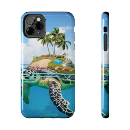 Island Turtle Ocean Adventure Tough Phone Case