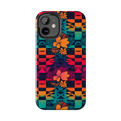 Electric Plumeria - Hawaiian Tough Phone Case