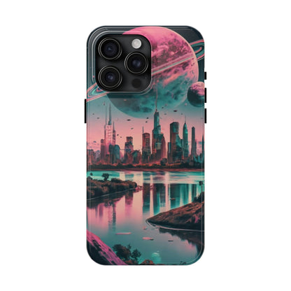 Celestial Cityscape Aerial View Tough Phone Case