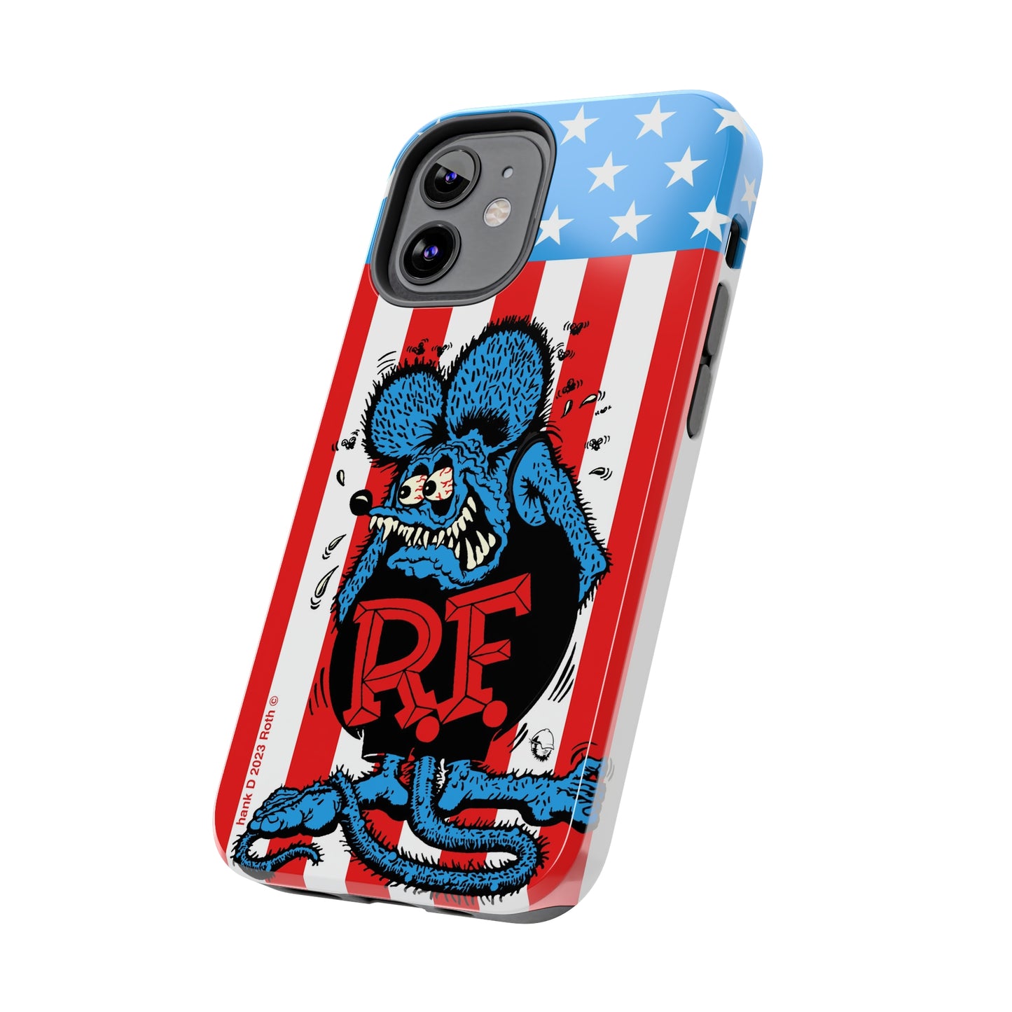 Red, White and Fink - Tough Phone Case