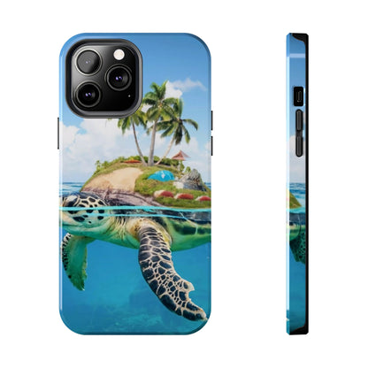 Island Turtle Ocean Adventure Tough Phone Case